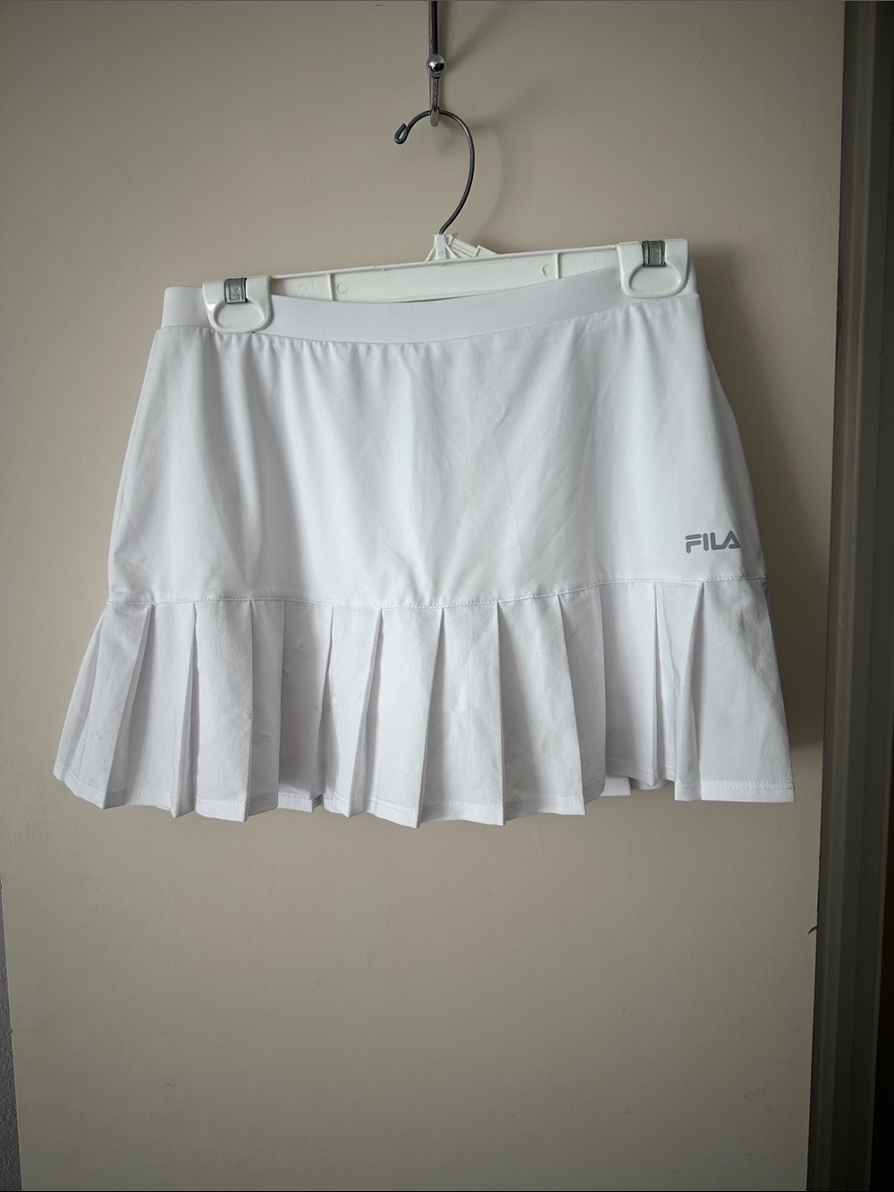 FILA White Pleated Skater Tennis Skirt